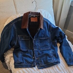 LUCKY BRAND Denim Flannel Lined Never Worn M or W